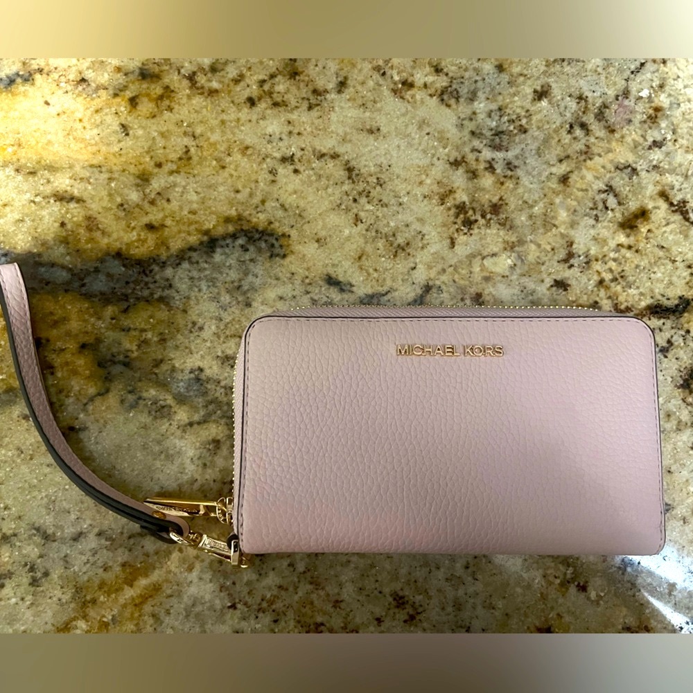 Michael Kors Pink Wristlet Sleek Design NWOT